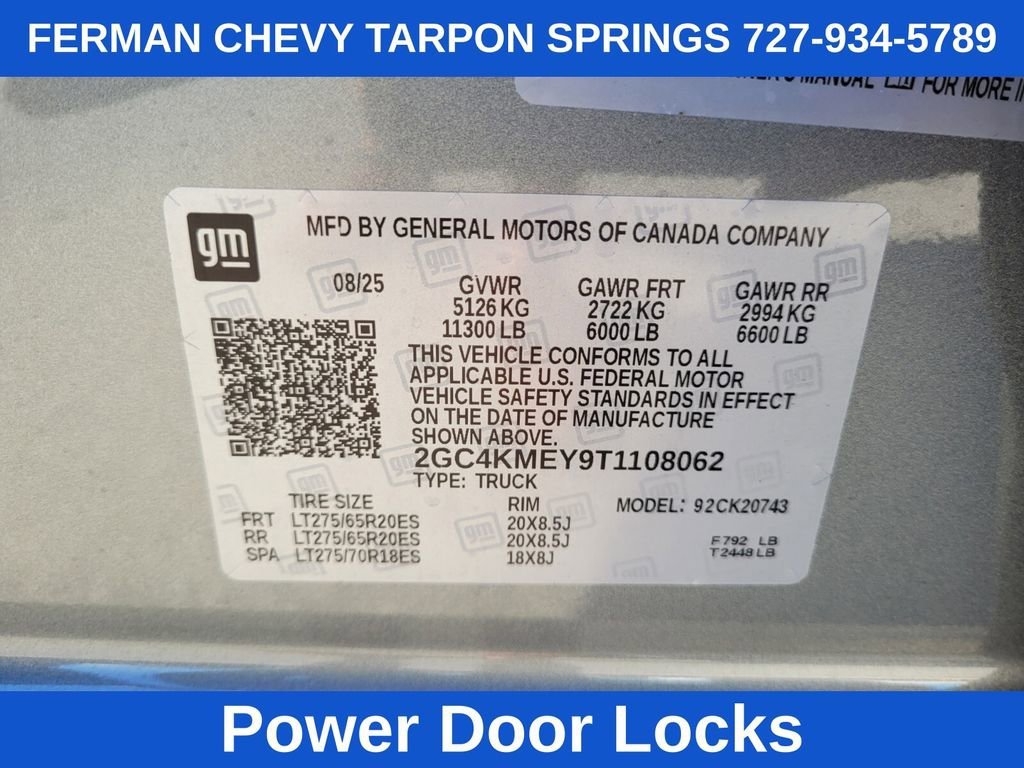 New 2026 Sterling Gray Metallic Chevrolet Custom image 24