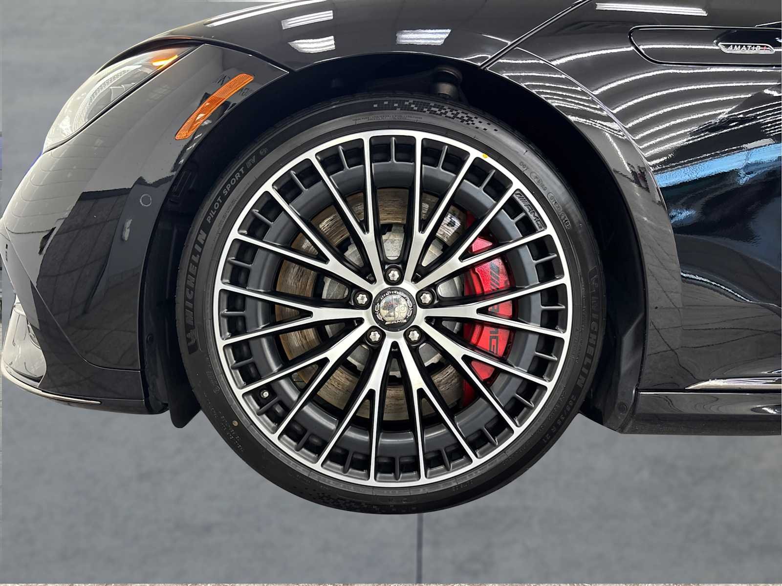 Used 2023 Obsidian Black Metallic Mercedes-Benz AMG® EQE image 13
