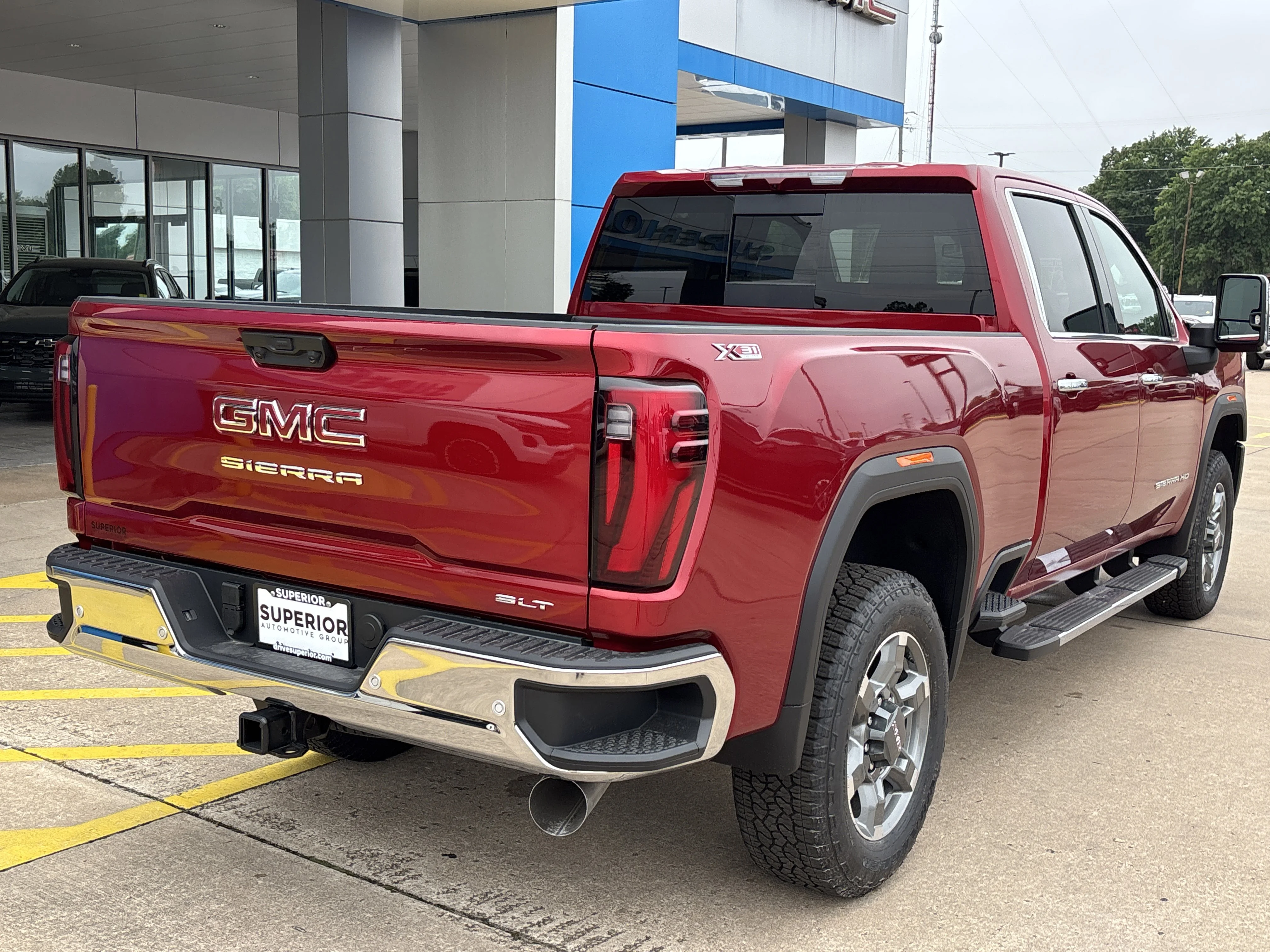 New 2026 Volcanic Red Tintcoat GMC SLT image 3