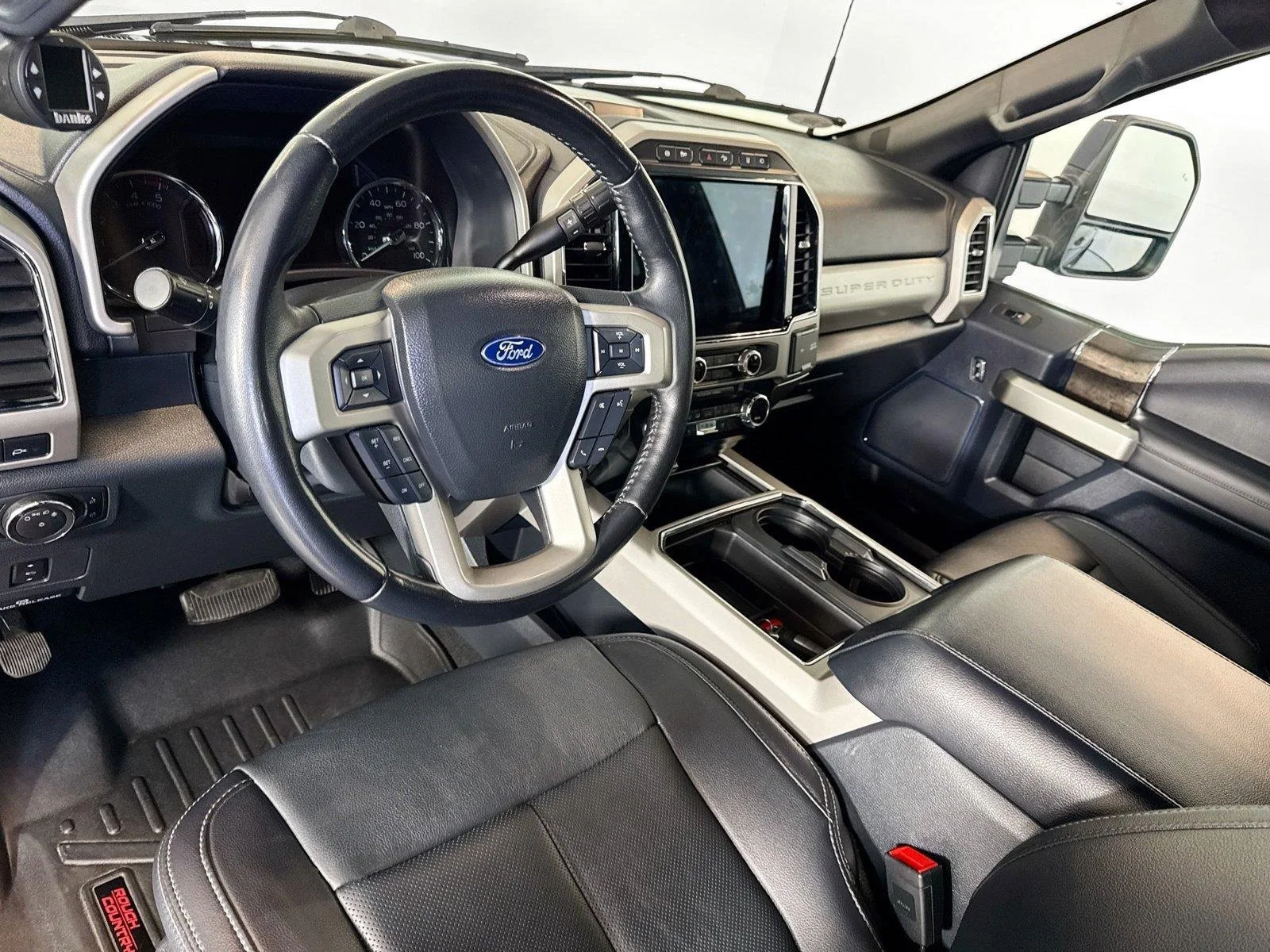 Used 2022 Antimatter Blue Metallic Ford LARIAT image 4