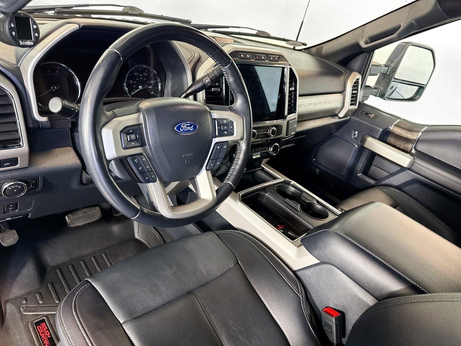 Used 2022 Antimatter Blue Metallic Ford LARIAT image 4
