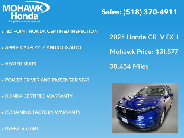 Certified Used 2025 Still Night Pearl Honda EX-L image 16
