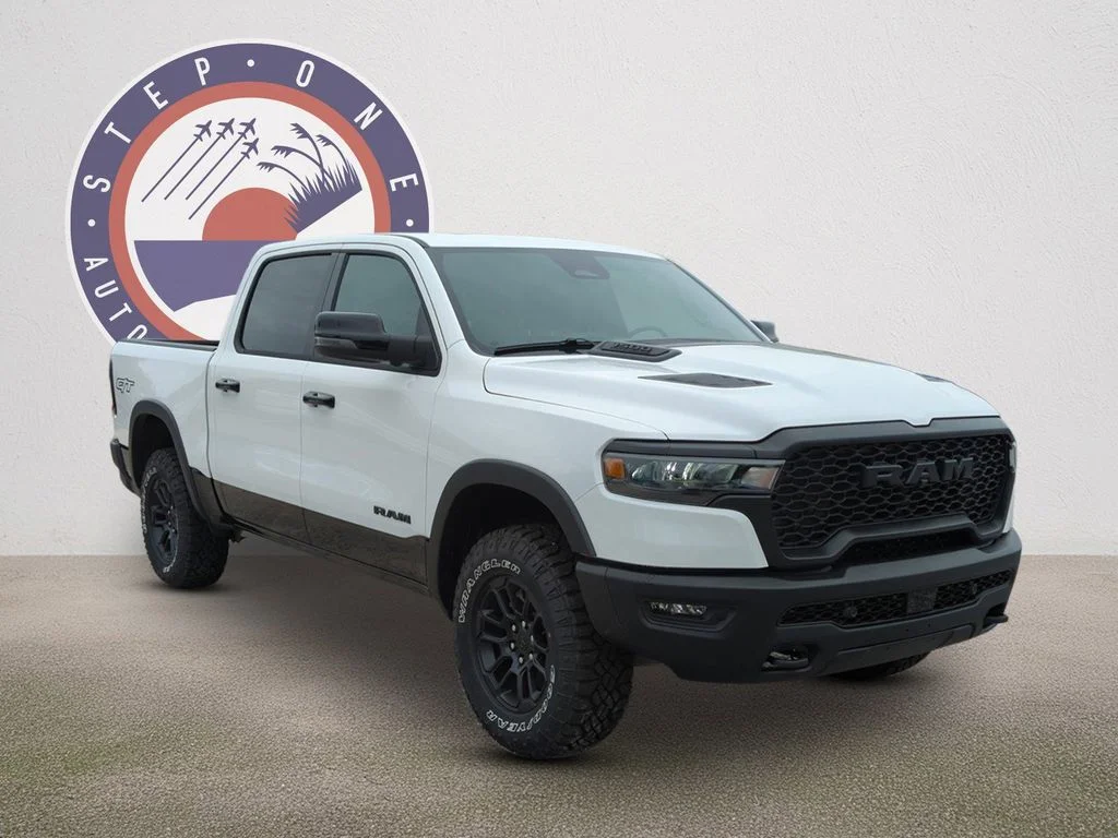 New 2026 Bright White Clear-Coat Exterior Paint RAM Rebel image 2