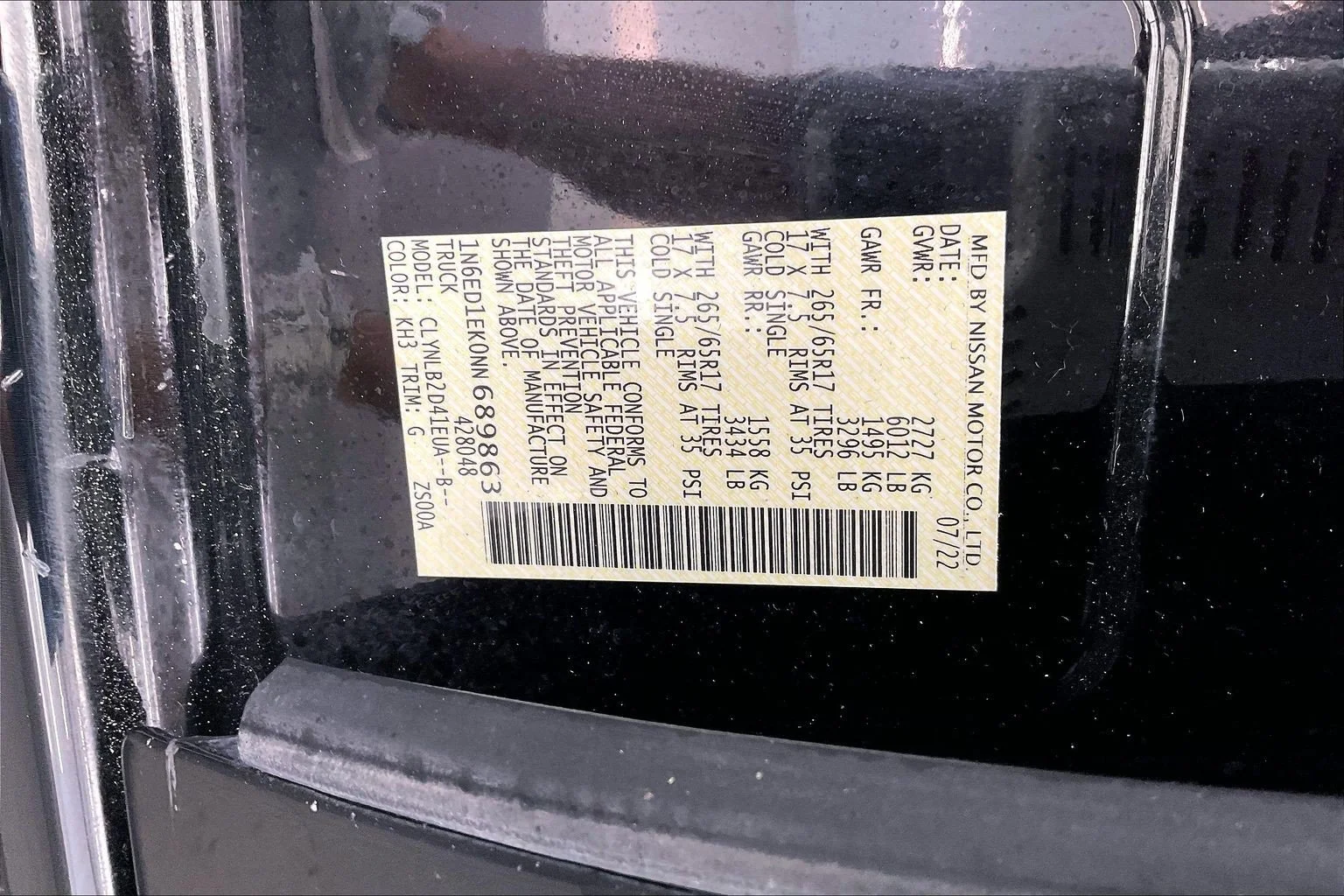 Used 2022 Super Black Nissan SV image 26