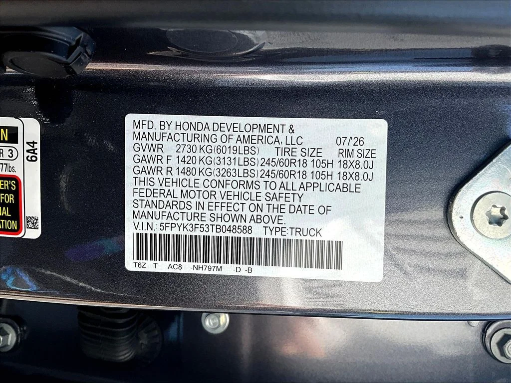New 2026 Modern Steel Metallic Honda RTL image 22