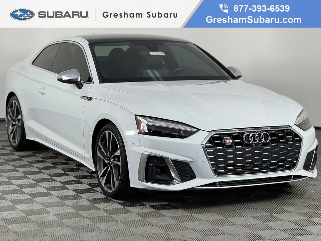 Used 2021 Glacier White Audi 3.0T Premium image 1