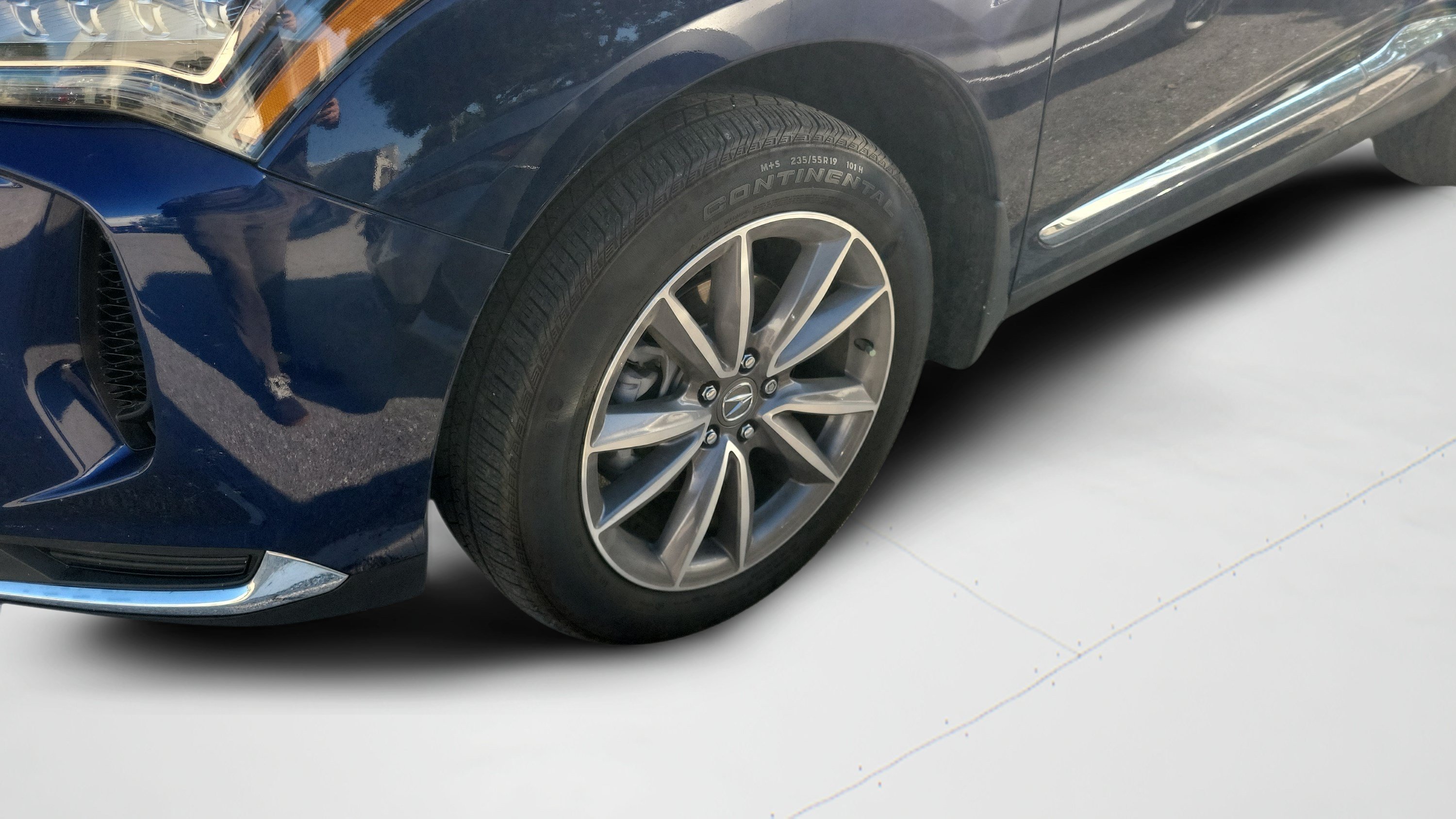 Used 2024 Fathom Blue Pearl Acura SH-AWD TECH image 15