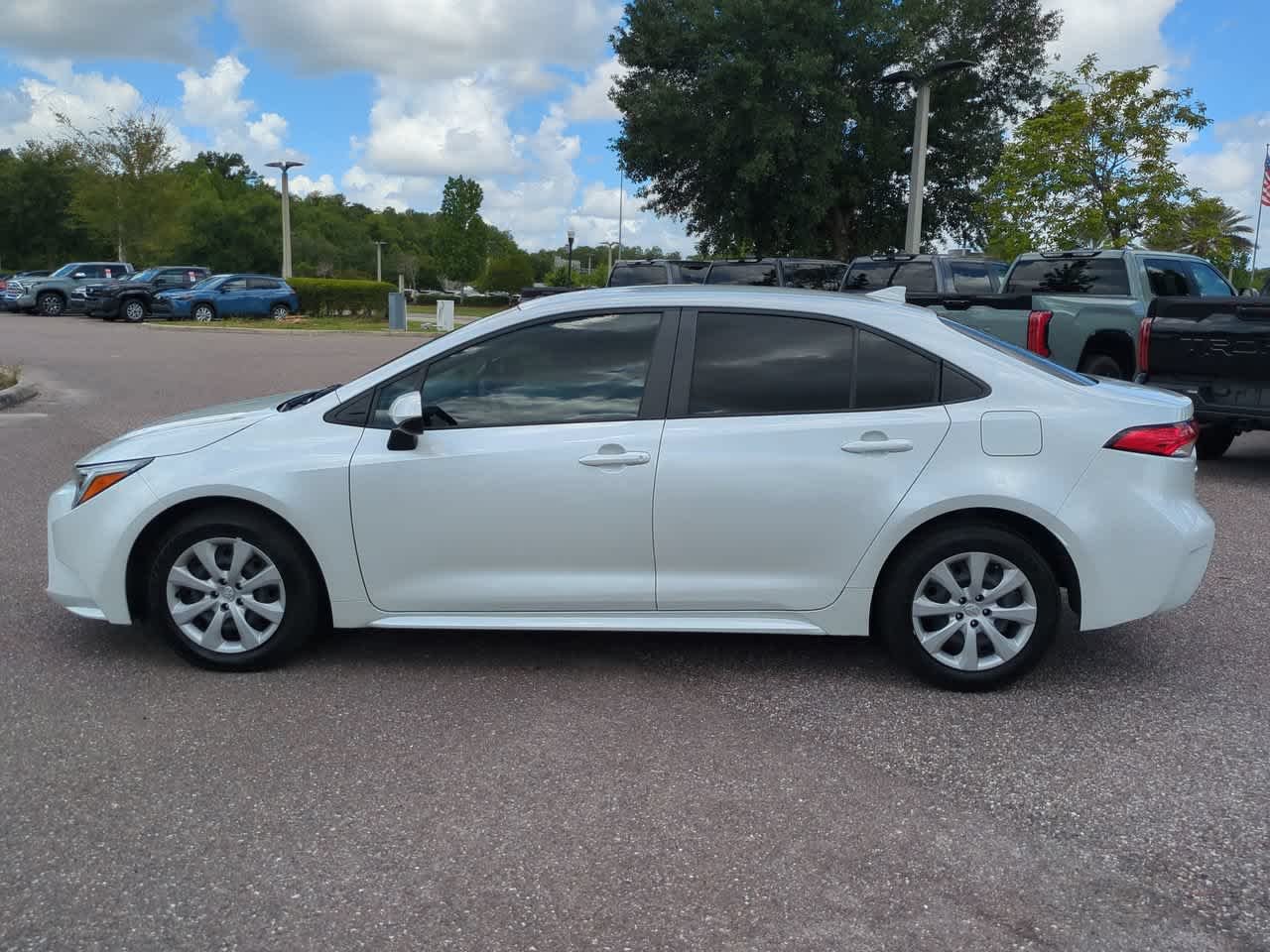 Certified Used 2024 Wind Chill Pearl Toyota Hybrid LE image 3