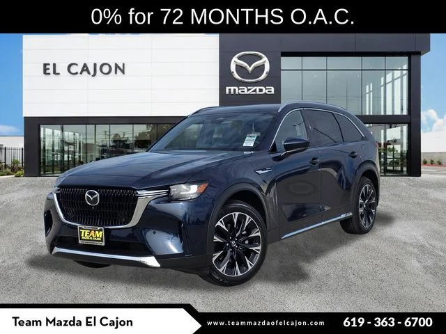 New 2026 Deep Crystal Blue Mica Mazda Premium Plus AWD image 1