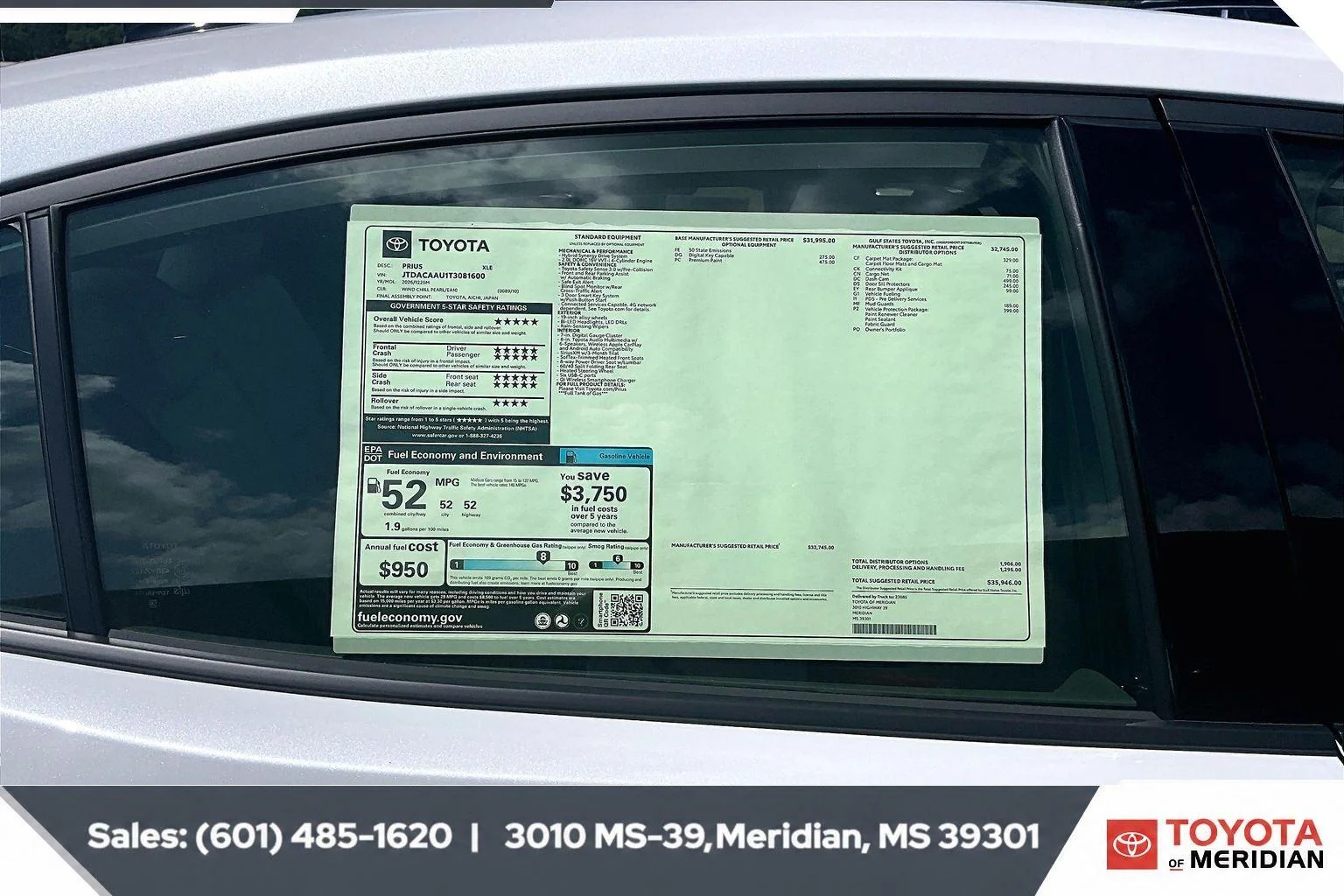 New 2026 Wind Chill Pearl Toyota XLE image 12