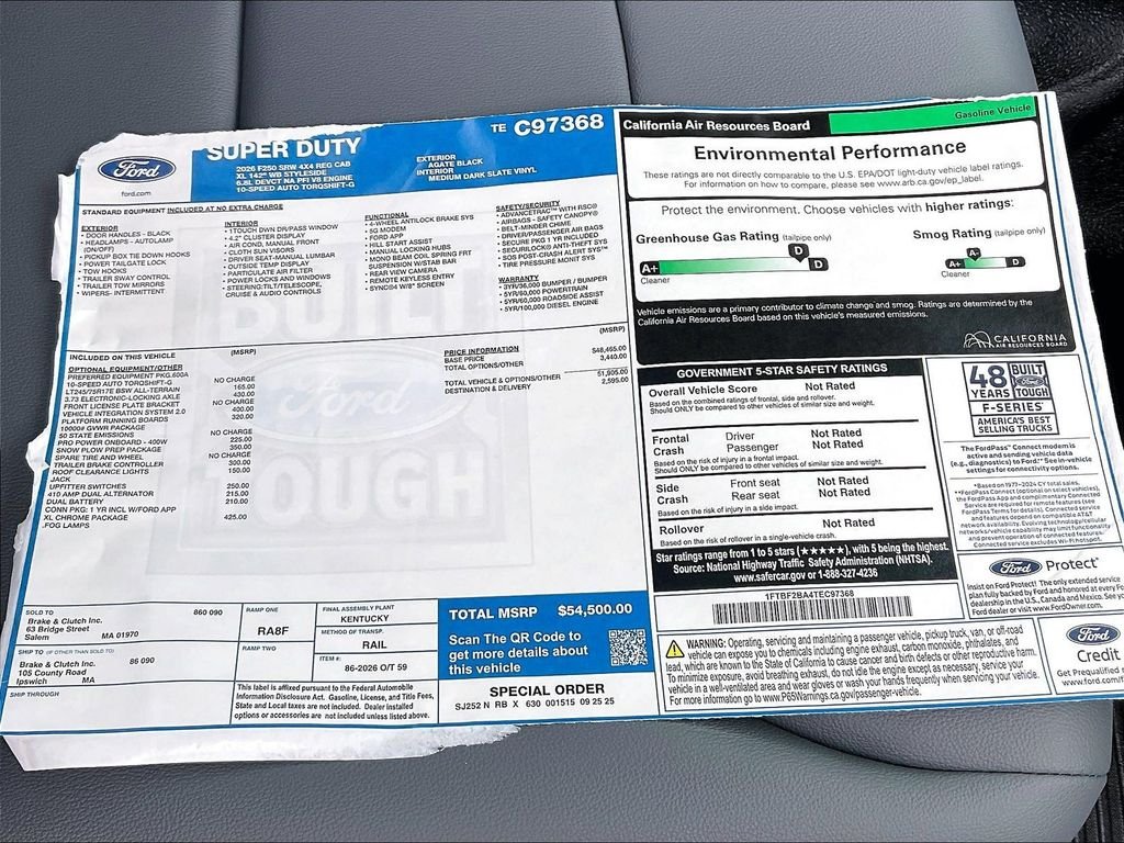 New 2026 Black Metallic Ford XL image 16