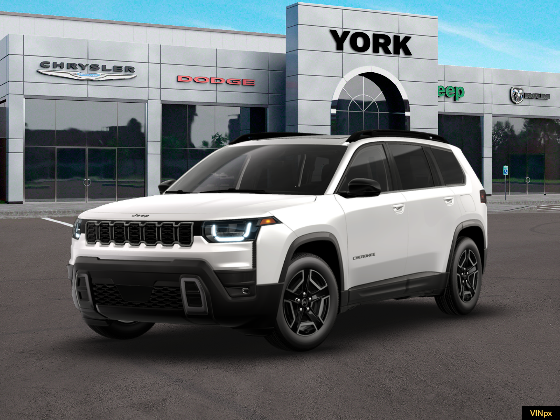 New 2026 Bright White Clearcoat Jeep Limited image 1