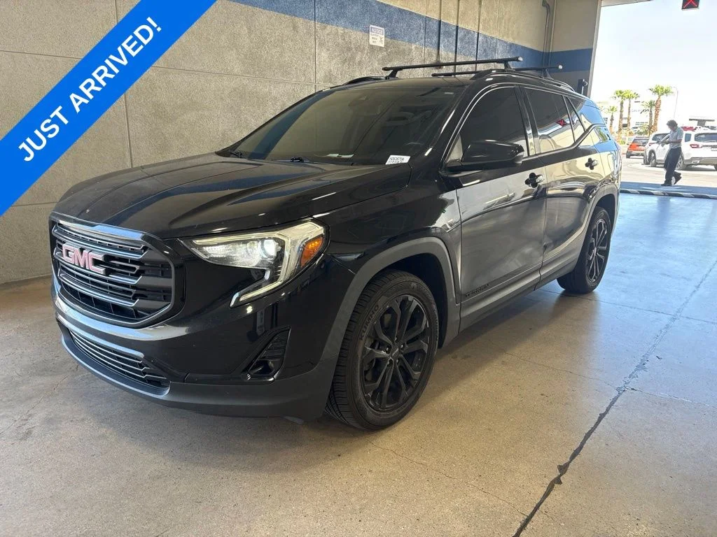 Used 2020 Ebony Twilight Metallic GMC SLT image 1