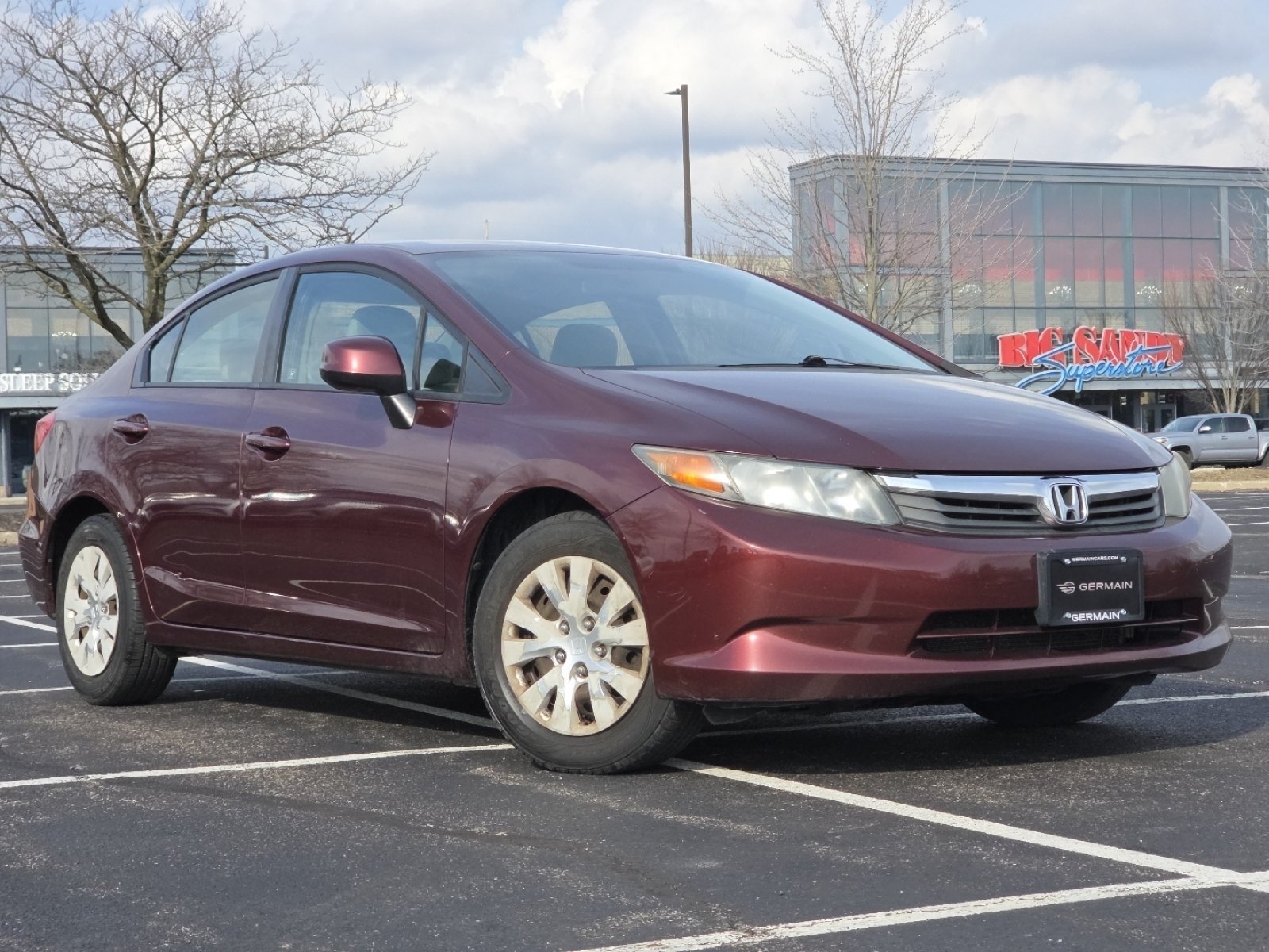 Used 2012 Honda Civic LX with VIN 19XFB2F56CE095601 for sale in Dublin, OH