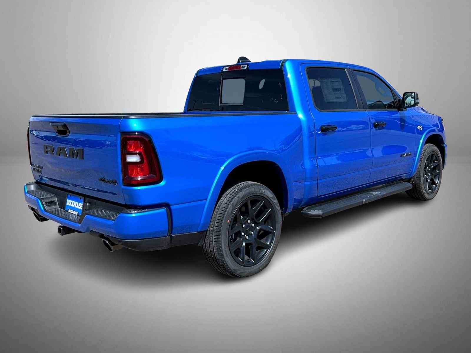 New 2026 Hydro Blue Pearl-Coat Exterior Paint RAM Laramie image 5