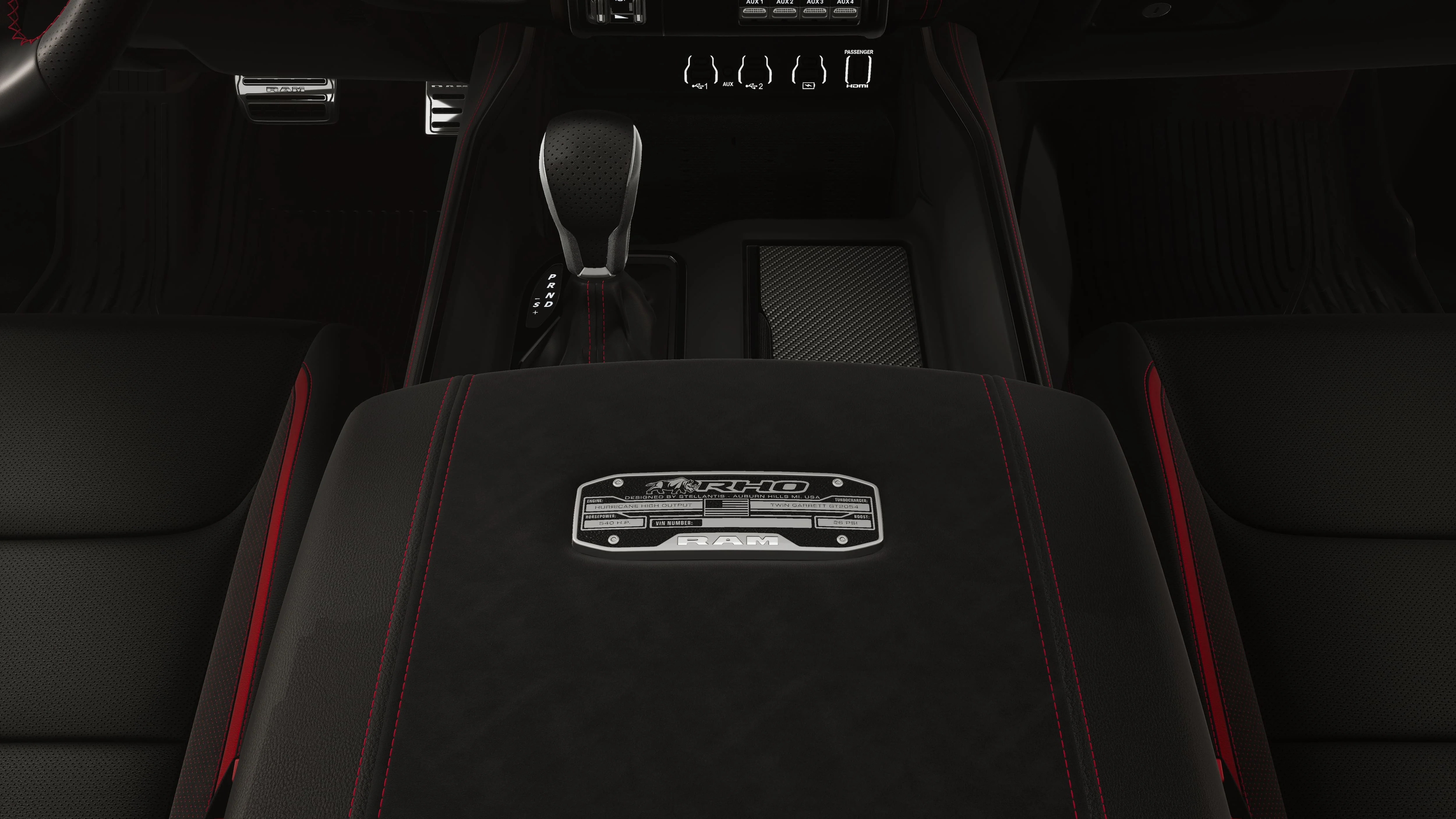 New 2026 Diamond Black Crystal Pearl-Coat Exterior Paint RAM RHO image 16