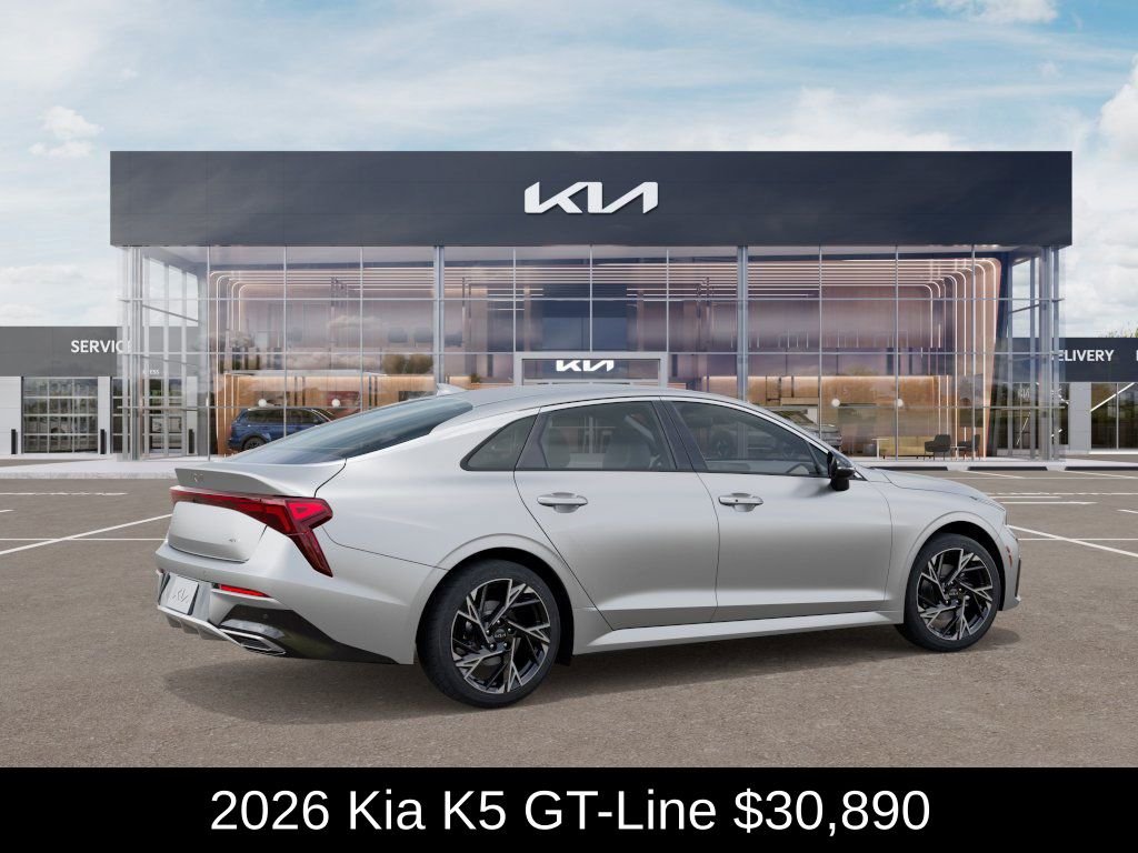 New 2026 Steel Matte Gray Kia GT-Line FWD image 8