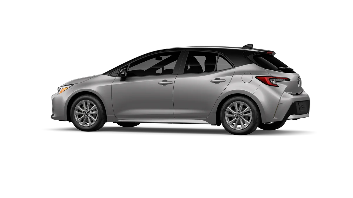 New 2027 Classic Silver Metallic with Black roof Toyota SE image 38