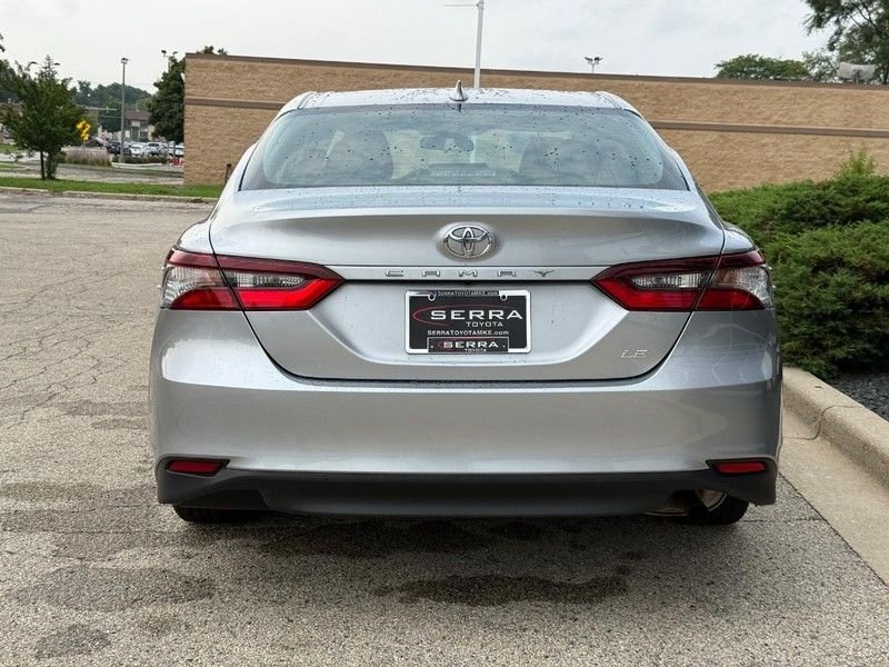 Used 2021 Celestial Silver Metallic Toyota LE image 4