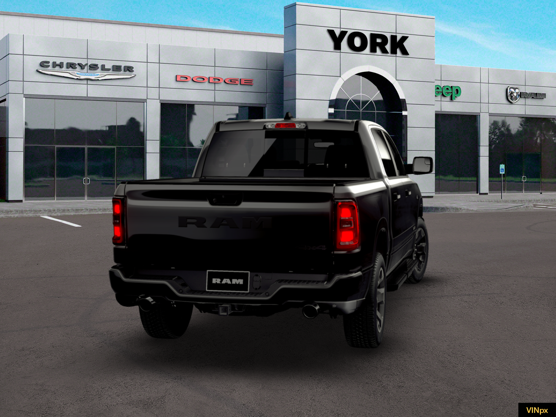 New 2026 Diamond Black Crystal Pearlcoat RAM Express image 14