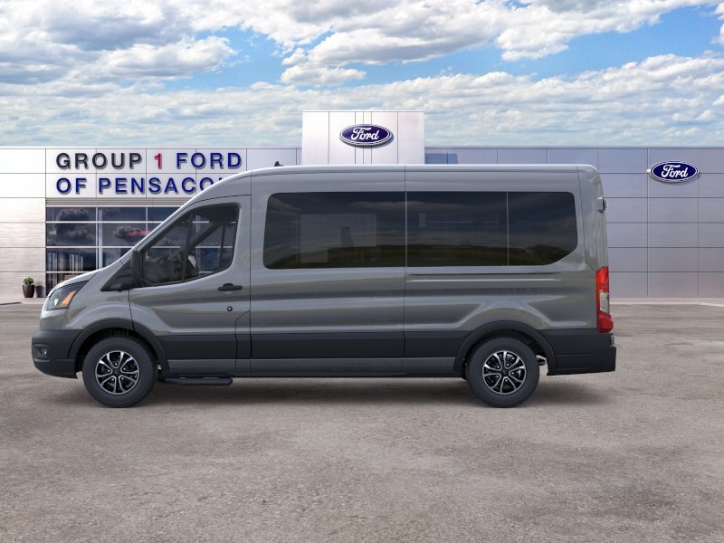 New 2026 Carbonized Gray Metallic Ford Passenger Van XL image 3