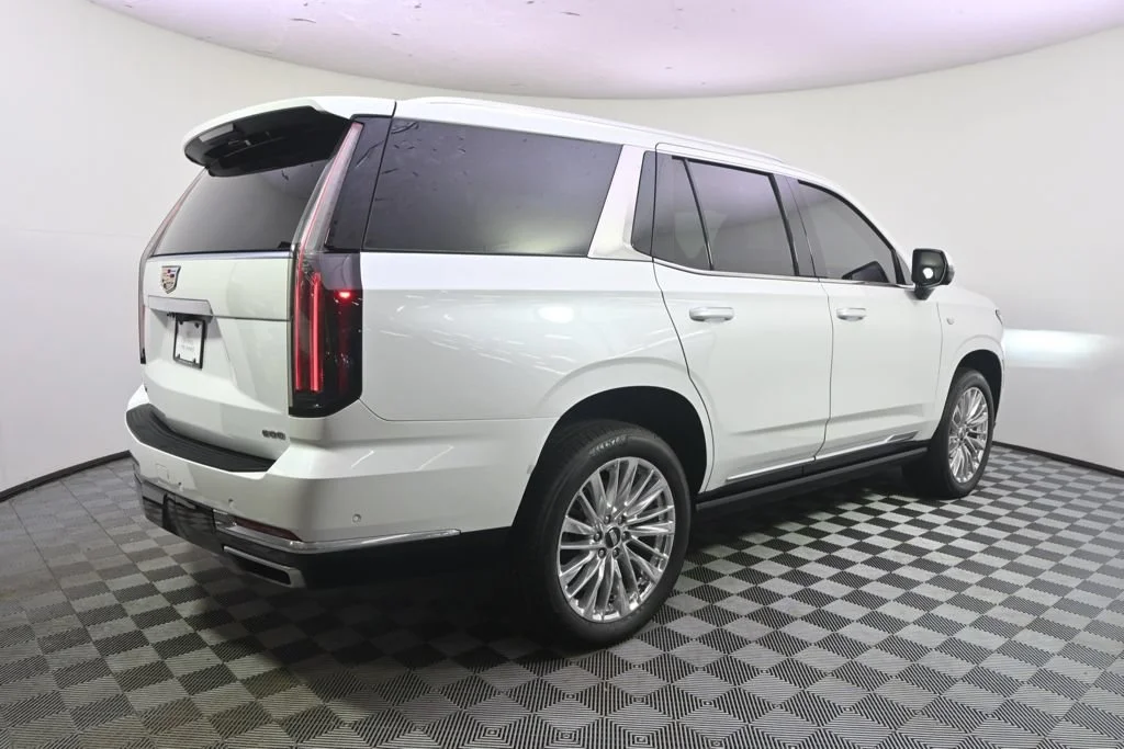Used 2025 Crystal White Tricoat Cadillac Premium Luxury image 7