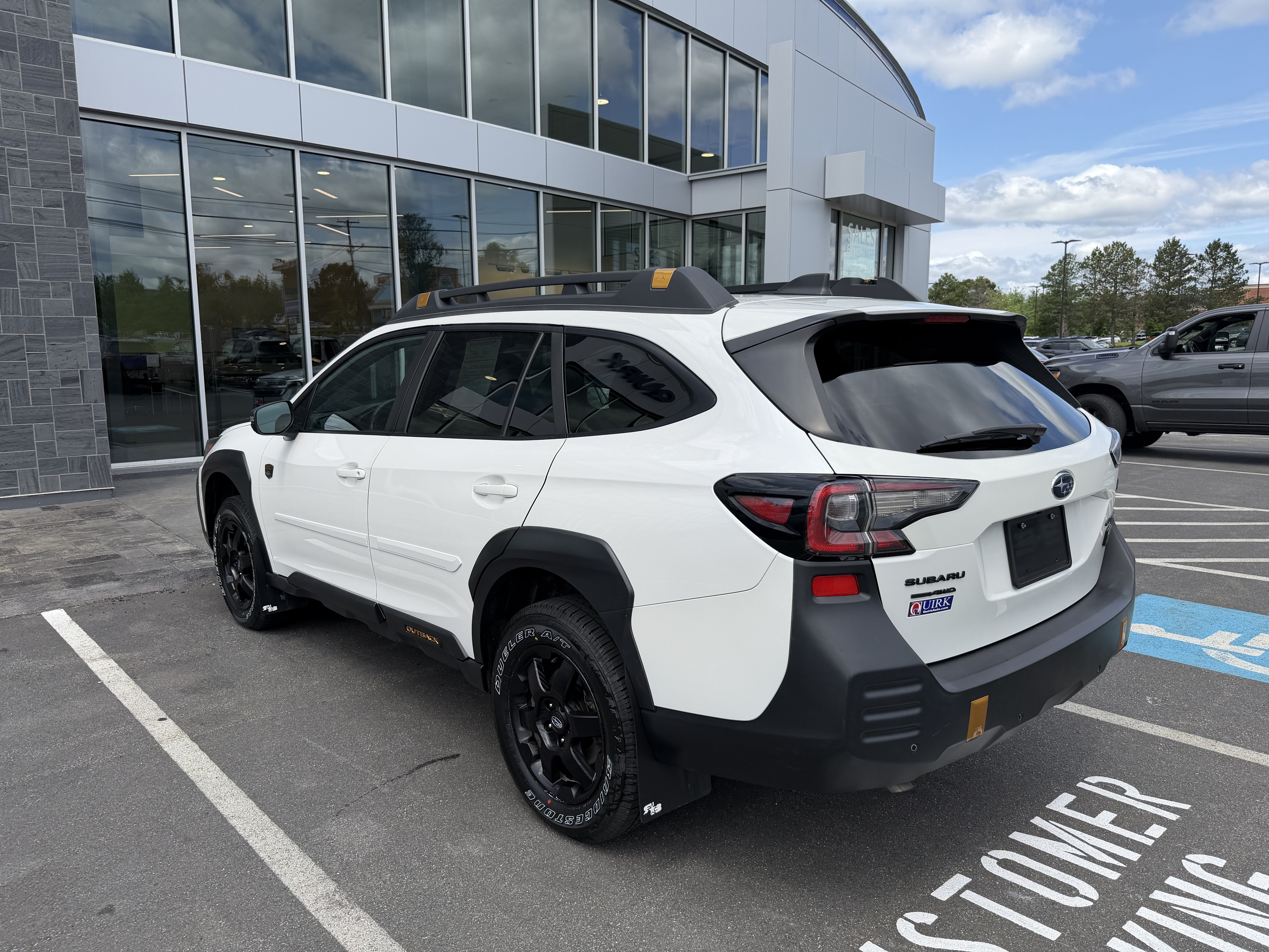 Used 2024 Crystal White Pearl Subaru Wilderness image 3
