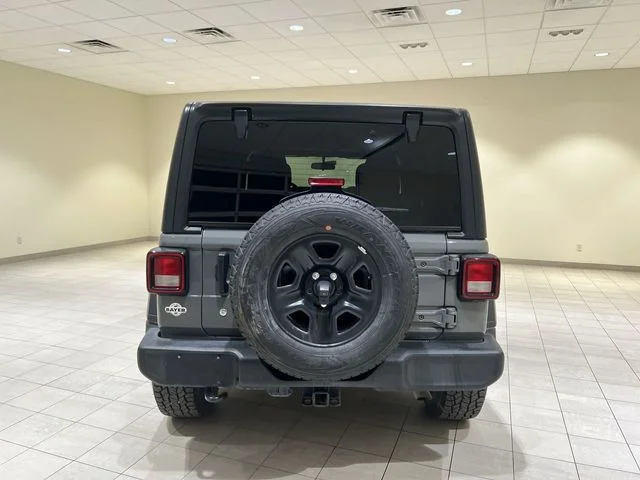 Certified Used 2021 Gray Jeep Unlimited Sport image 4
