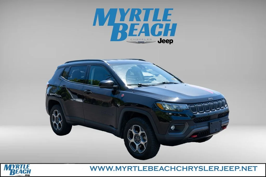 Certified Used 2022 Diamond Black Jeep Trailhawk image 8