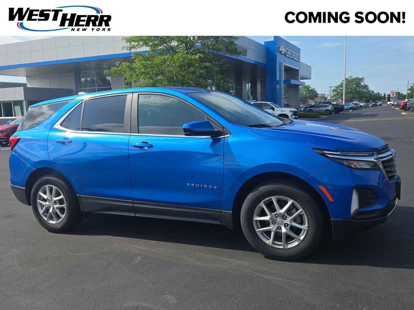 Used 2024 Riptide Blue Metallic Chevrolet LT image 1