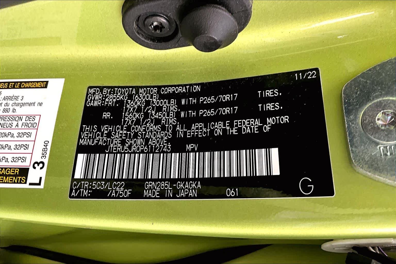 Certified Used 2023 Lime Rush Toyota TRD Off Road Premium image 34
