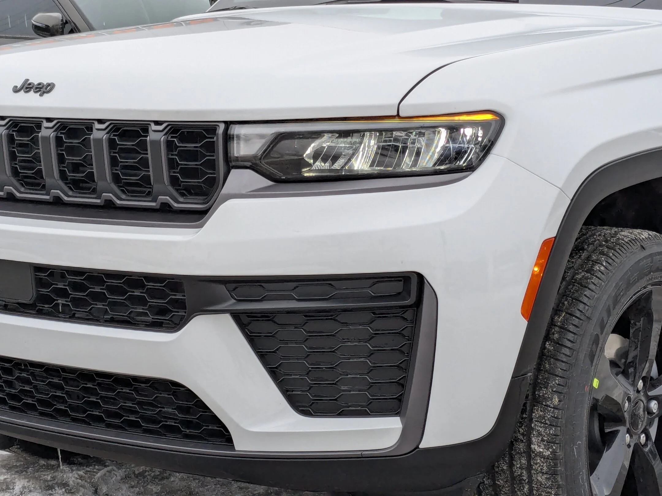 New 2026 White Jeep Altitude - - Power Sunroof - 20 Gloss Black Wheels - Capri Leatherette/Suede - Remote Start & More! image 11