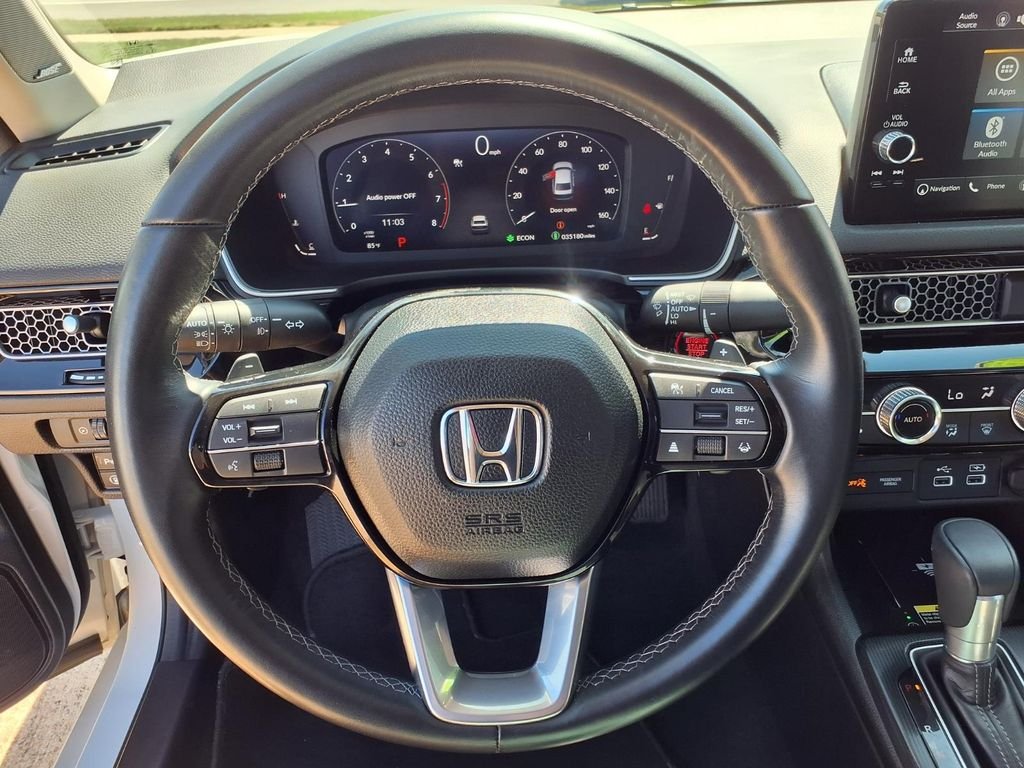 Certified Used 2024 Platinum White Pearl Honda 1.5T 4D TOURING image 8