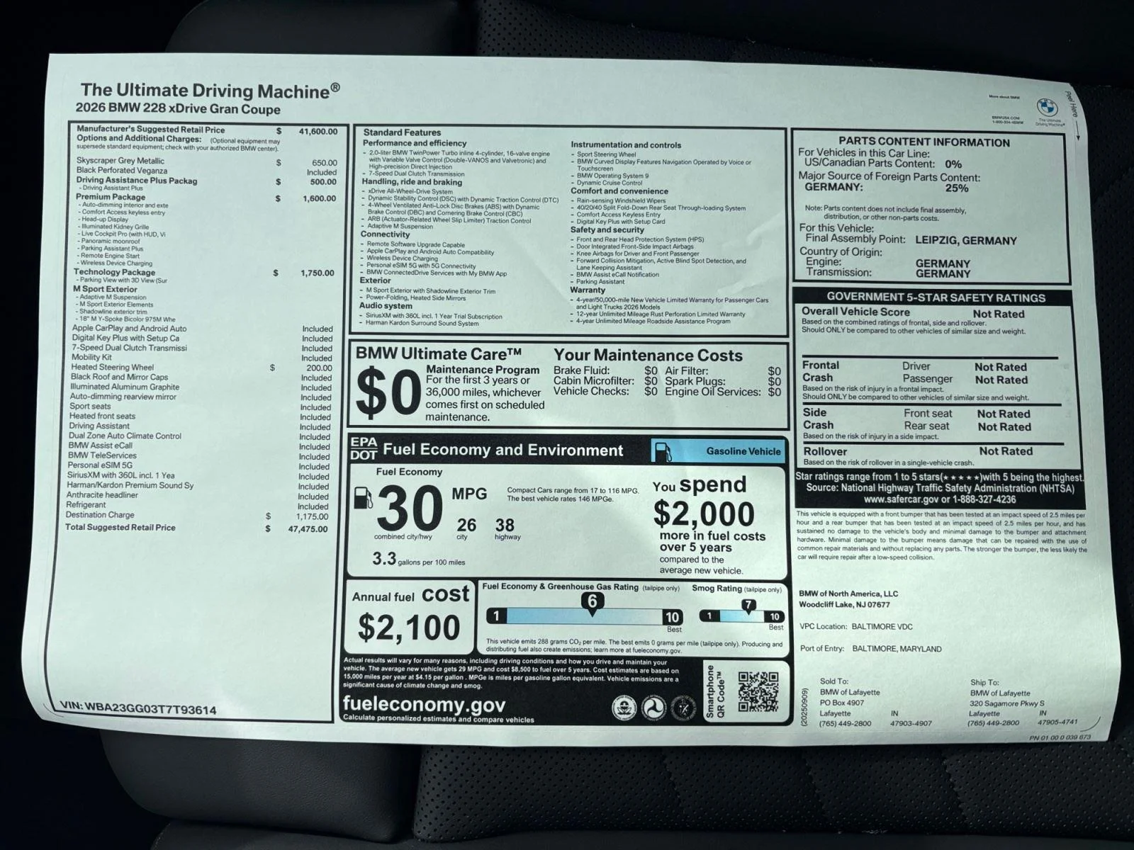 2026 BMW 2 Series 228 - Photo 30
