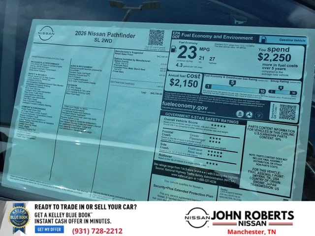 New 2026 Everest White Pearl TriCoat Nissan SL image 22