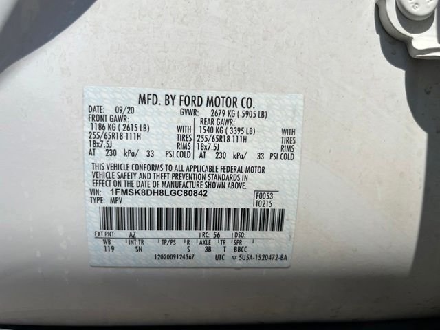 Certified Used 2020 White Ford XLT image 17