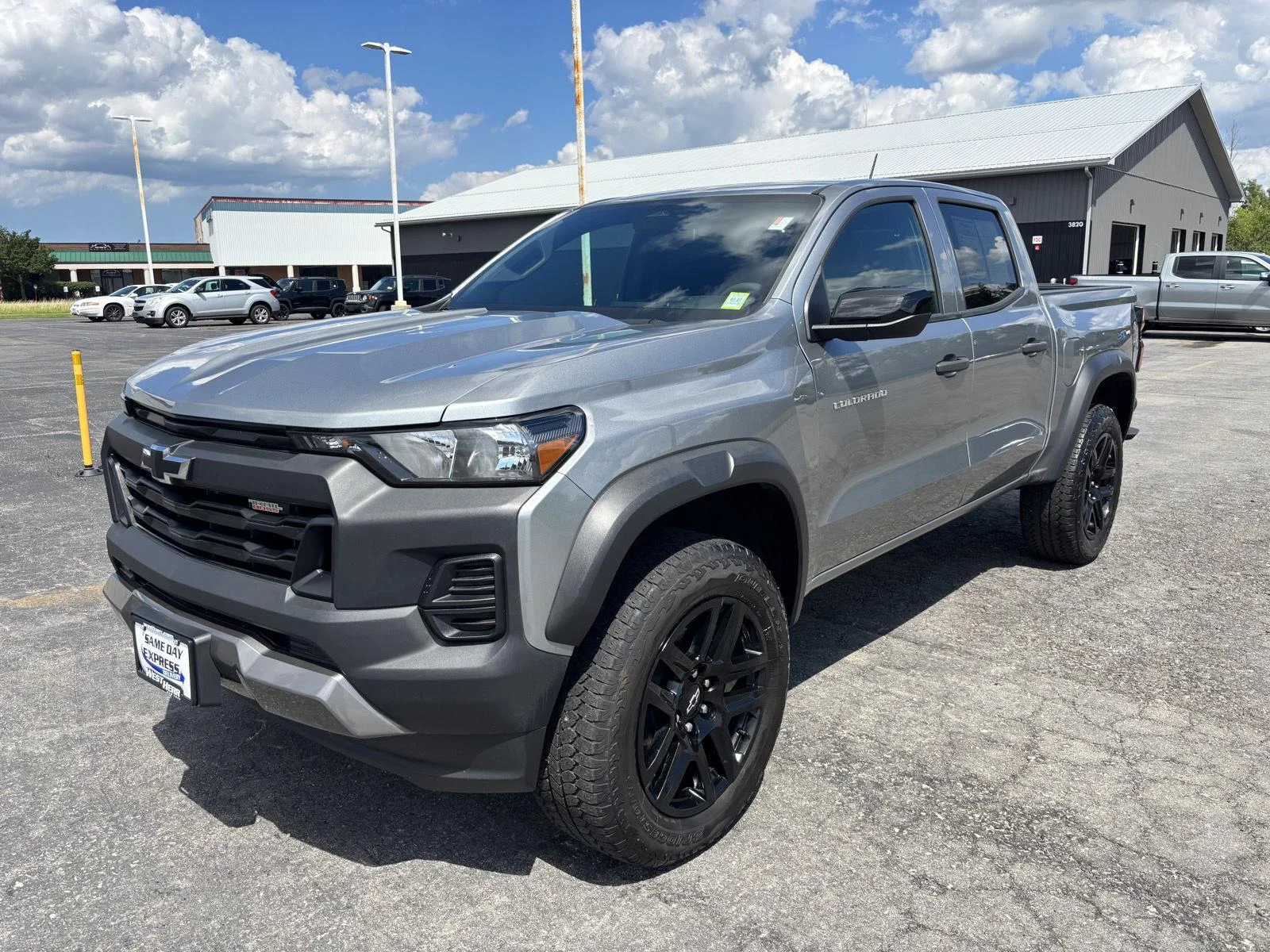 Used 2024 Sterling Gray Metallic Chevrolet Trail Boss image 3