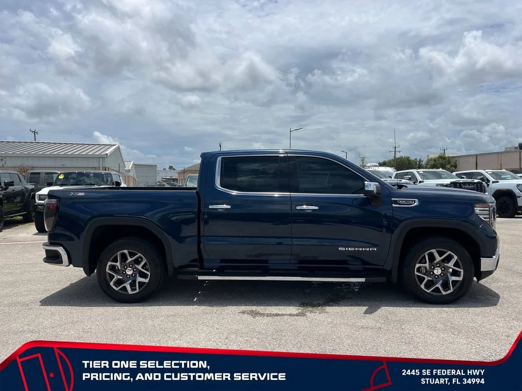 Used 2023 Pacific Blue Metallic GMC SLT image 8