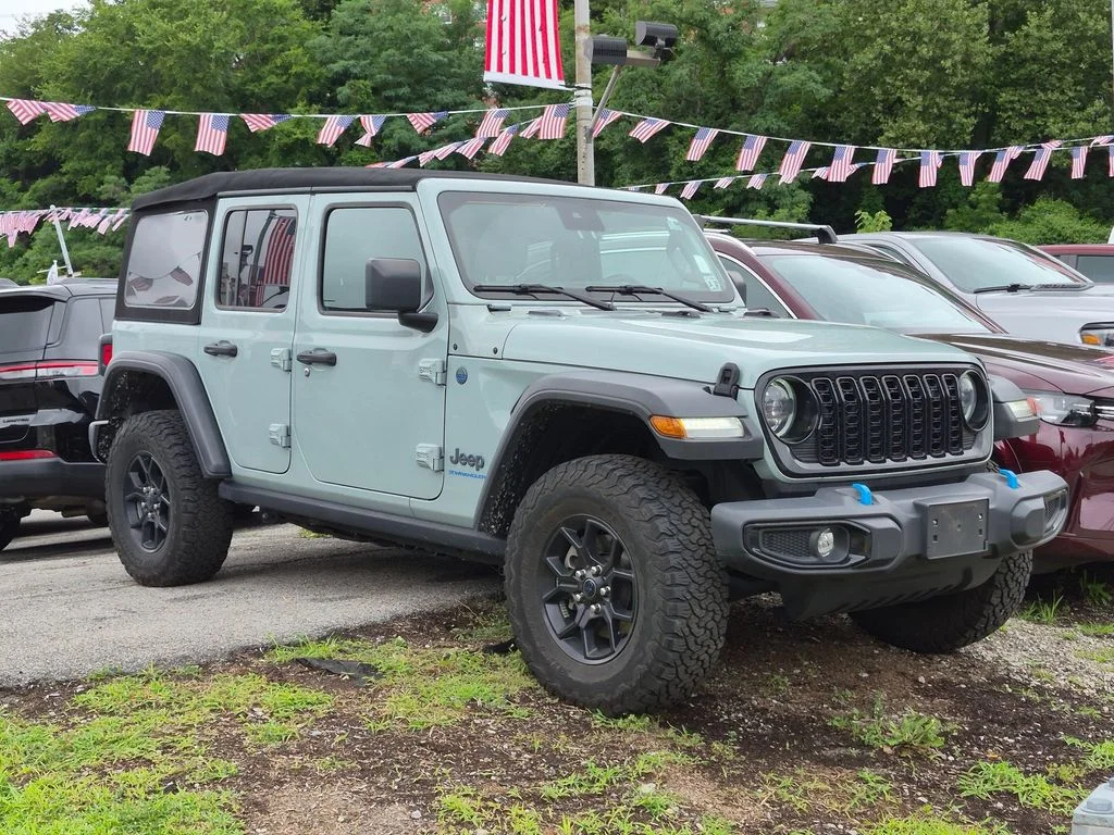 Used 2024 Gray Jeep Willys 4xe image 4