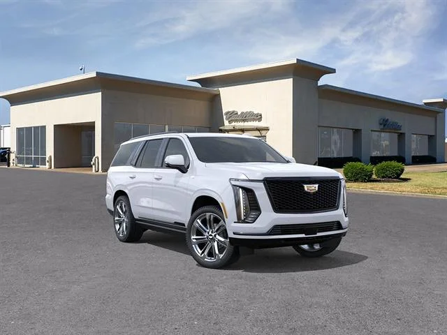 New 2026 Vibrant White Tricoat Cadillac Sport image 1