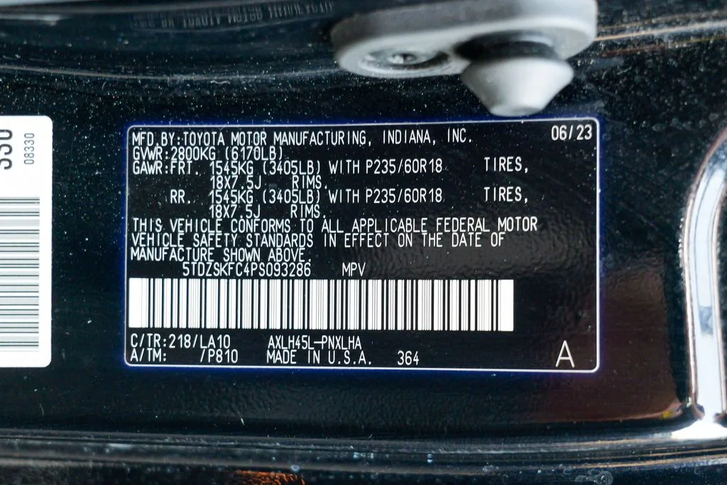Used 2023 Midnight Black Metallic Toyota Limited image 60