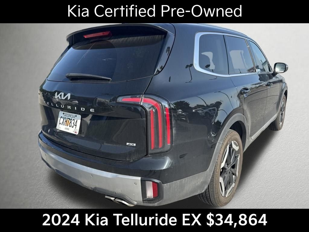 Certified Used 2024 Ebony Black Kia EX image 4