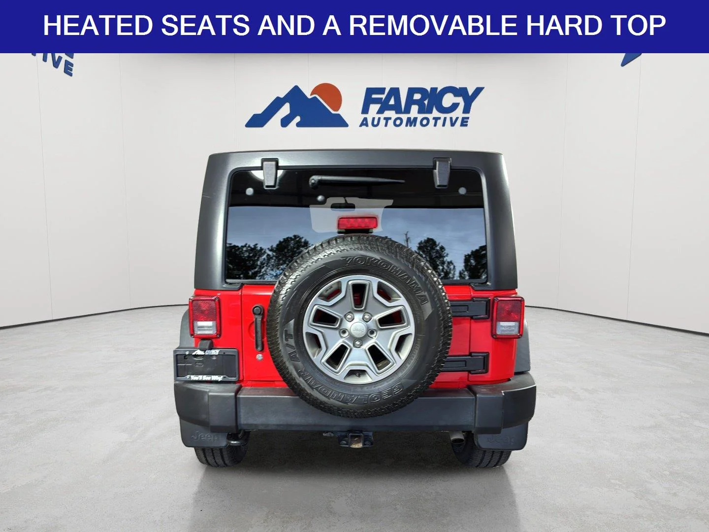 Used 2015 Firecracker Red Clear Coat Jeep Rubicon image 6