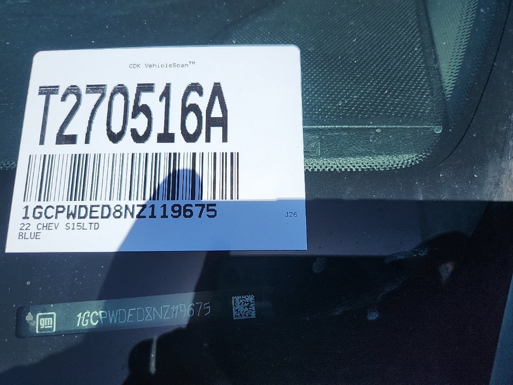 Used 2022 Blue Chevrolet RST image 4