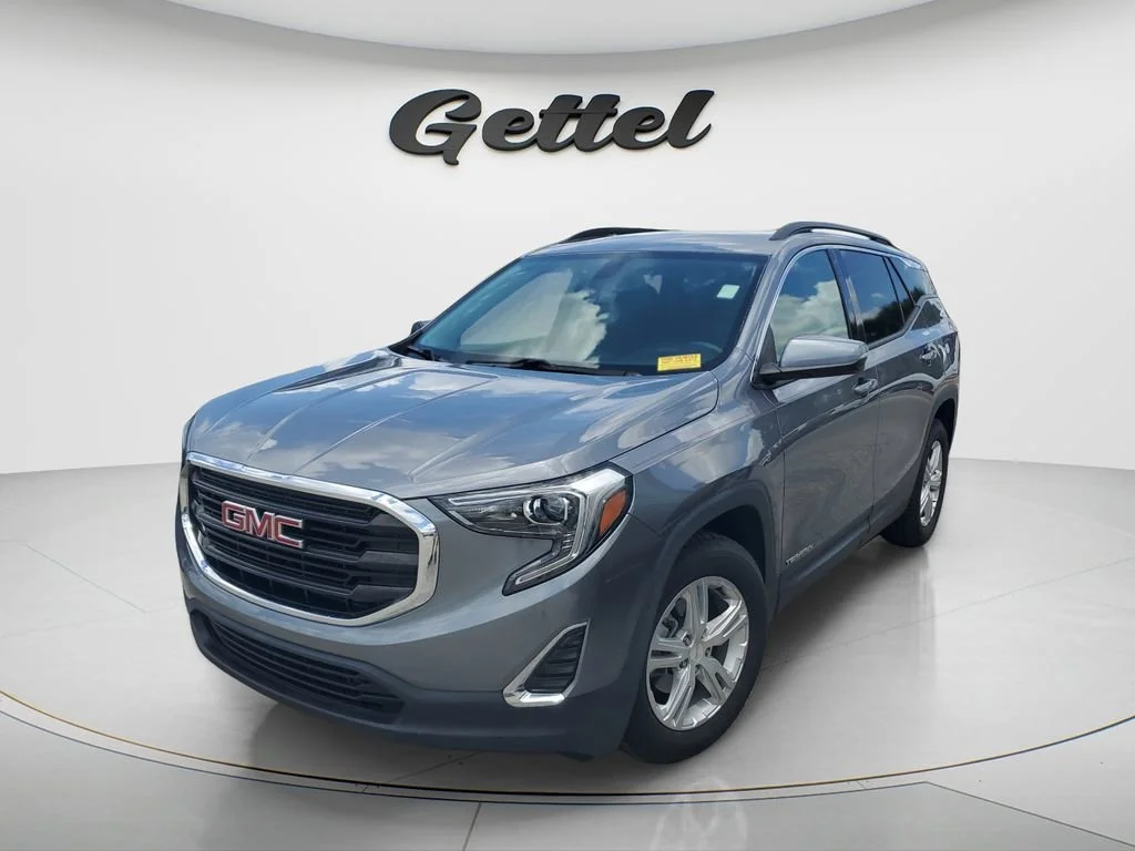 Used 2019 SATIN STEEL METALLIC GMC SLE image 1