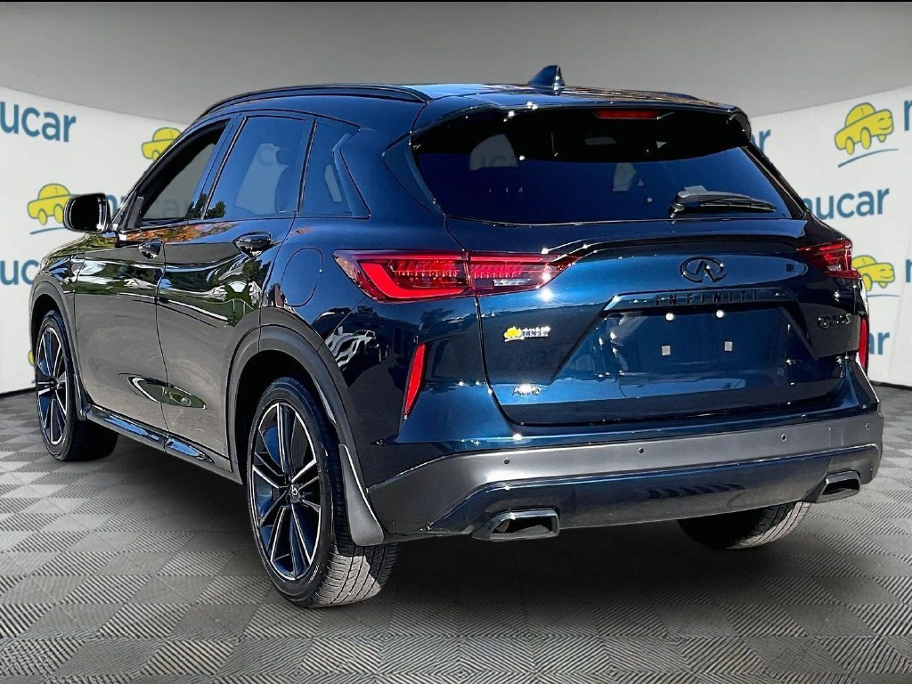 Used 2025 Blue INFINITI SPORT image 4