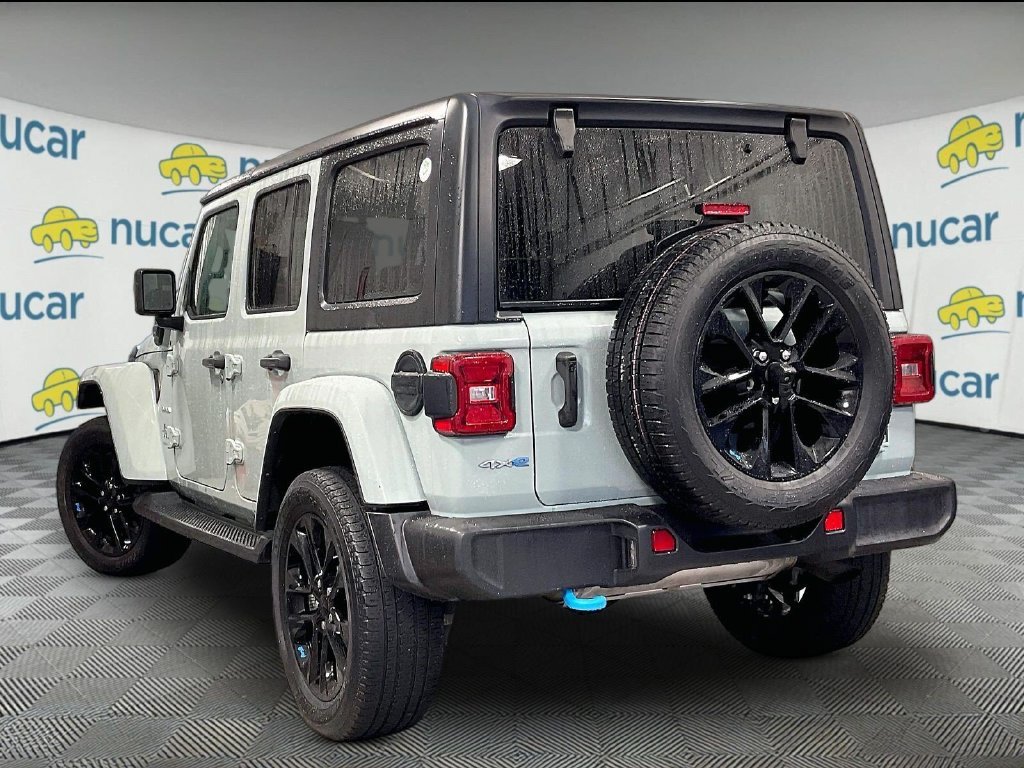 Used 2023 Gray Jeep Sahara 4xe image 4