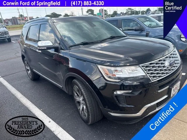 Certified Used 2019 Agate Black Metallic Ford Platinum image 4