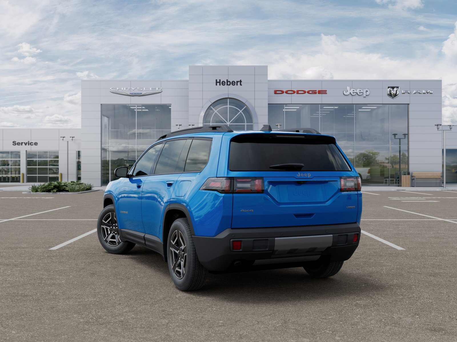 New 2026 Hydro Blue Pearl-Coat Exterior Paint Jeep Laredo image 23