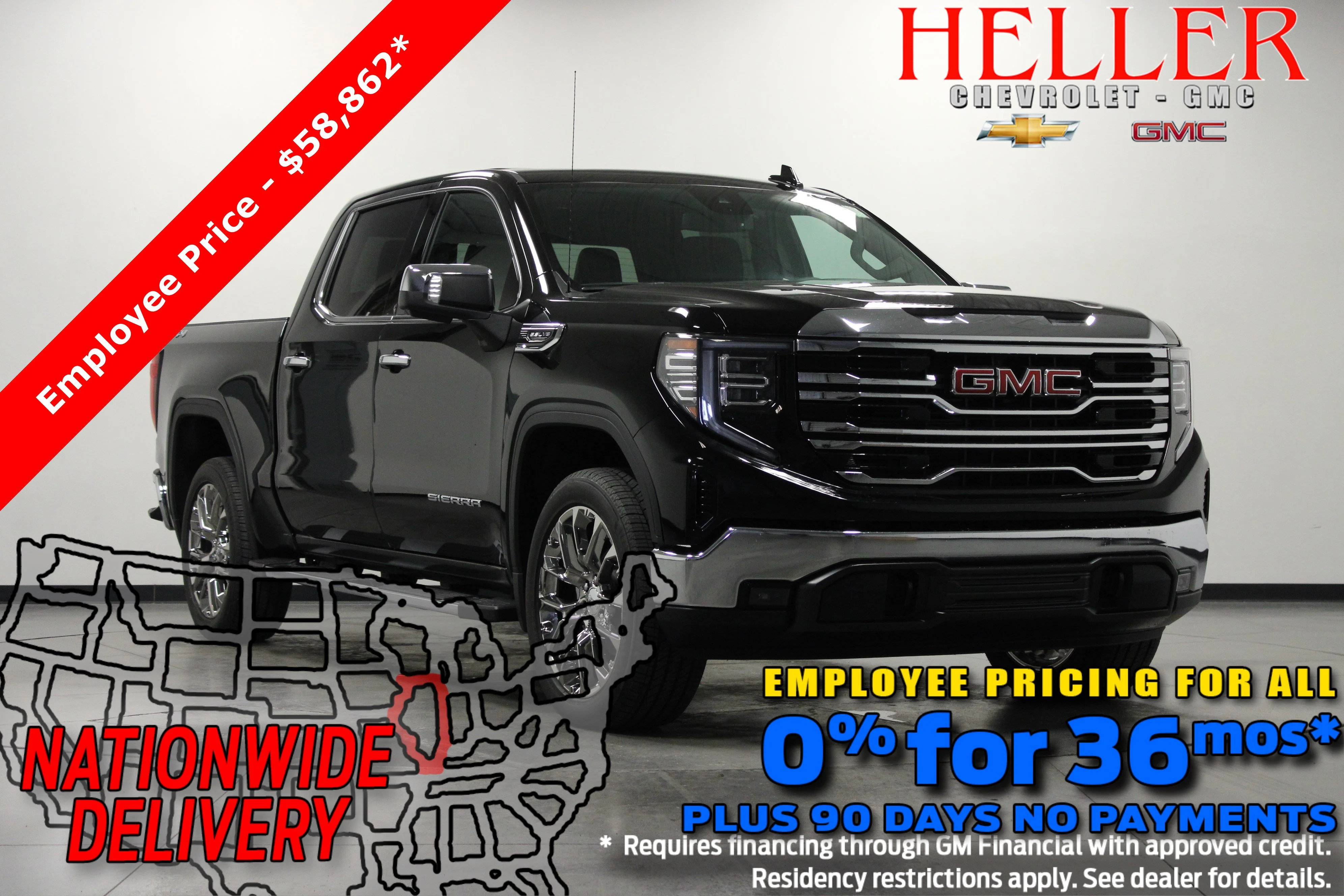 New 2026 Onyx Black GMC SLT image 1